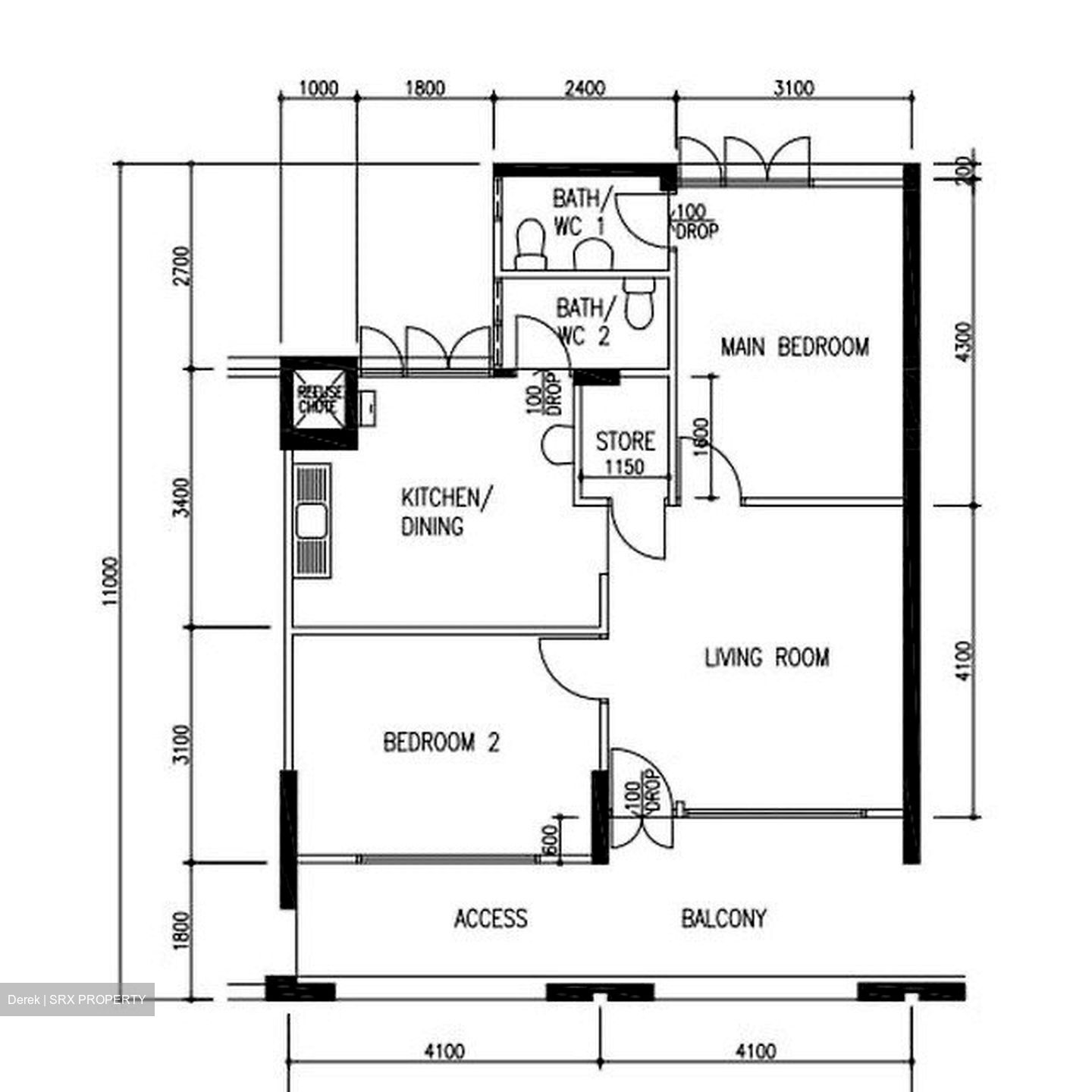 Blk 305 Ubi Avenue 1 (Geylang), HDB 3 Rooms #593635181